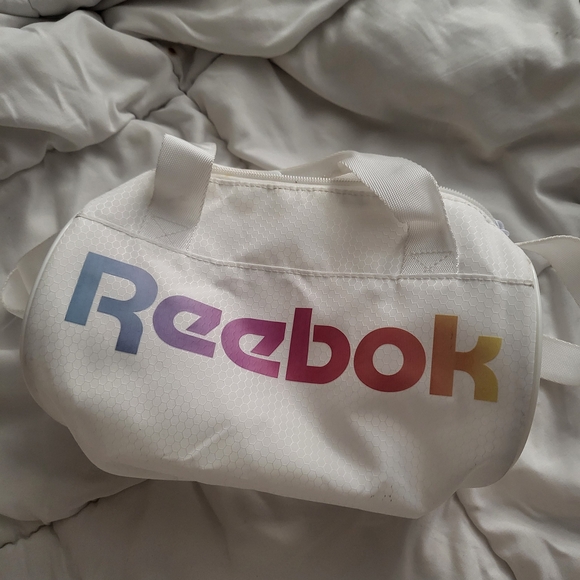 Reebok White Bag with Gradient Logo - Picture 1 of 1